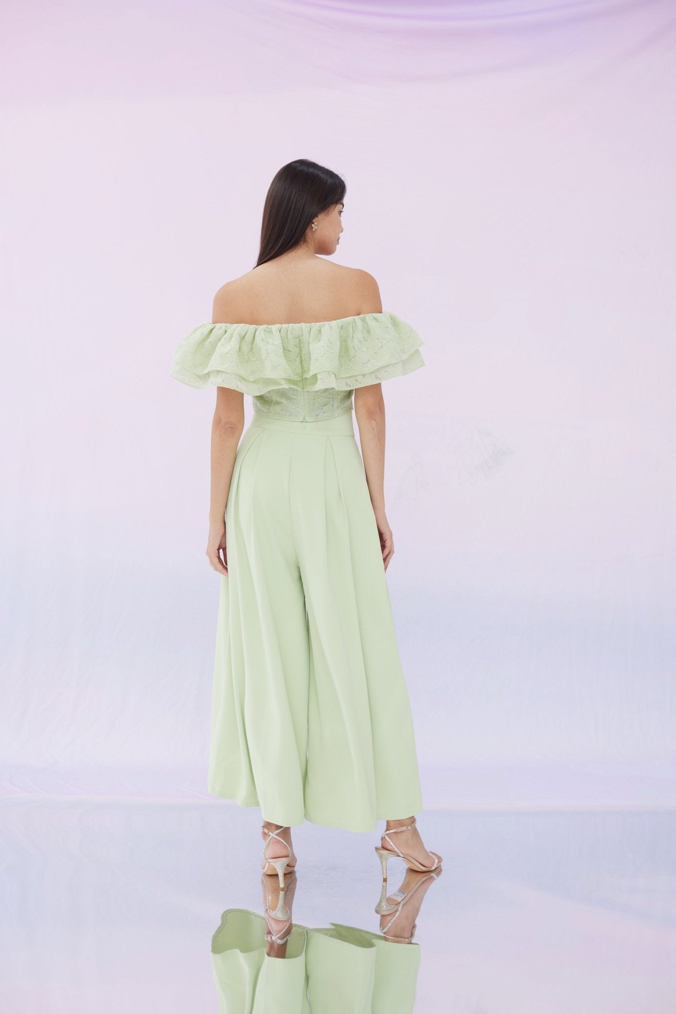 Fidella Green Flower Top - Nimisski