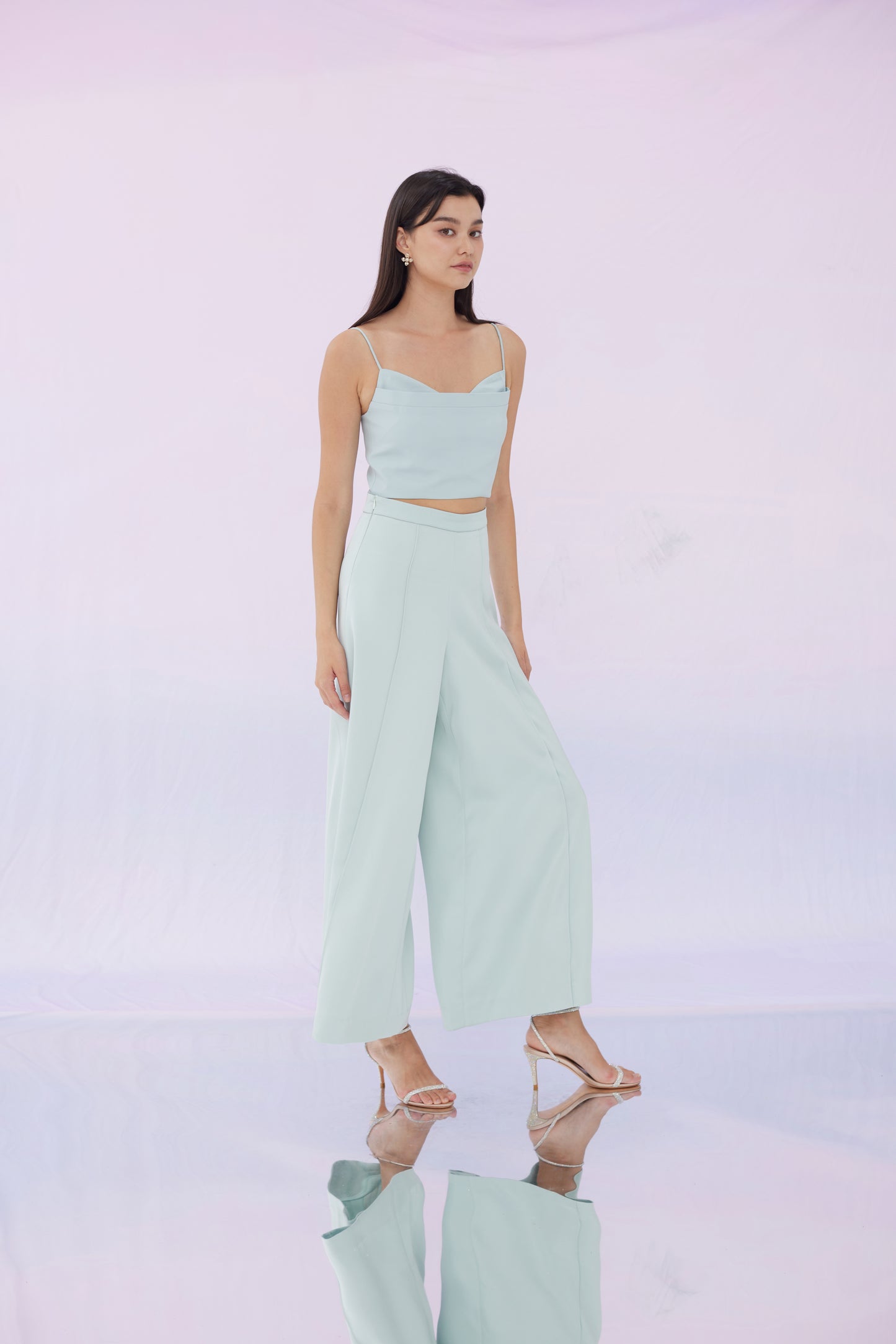 Felise Mint Blue Long Pants