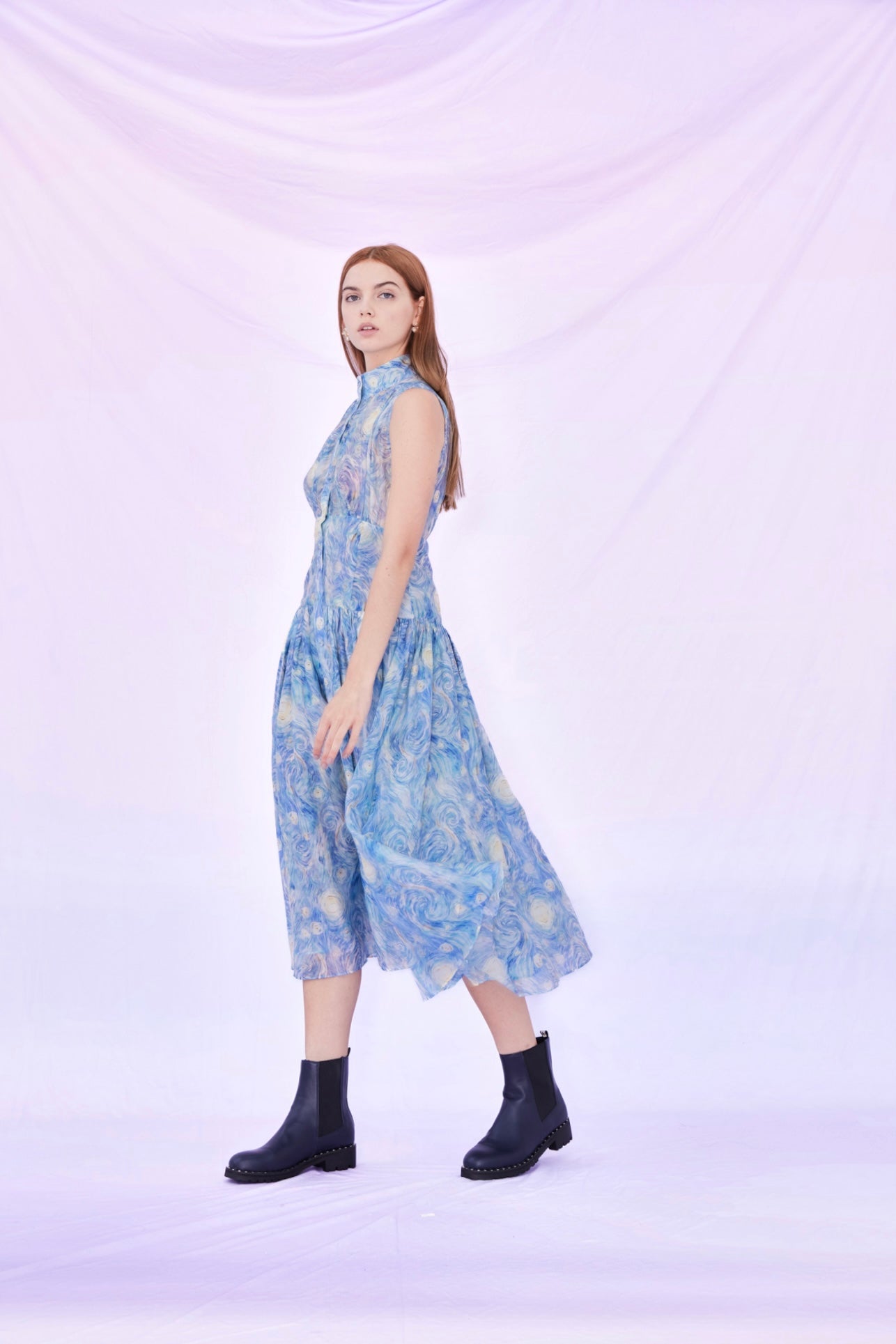 Felecia Blue Long Dress
