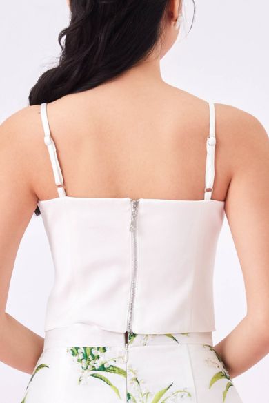 Jennifer White Bustier Top