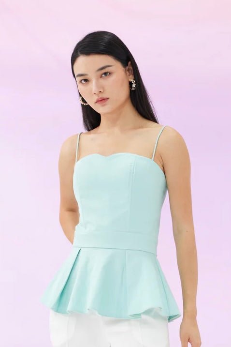 Goldia Turquoise Blue Top - Nimisski