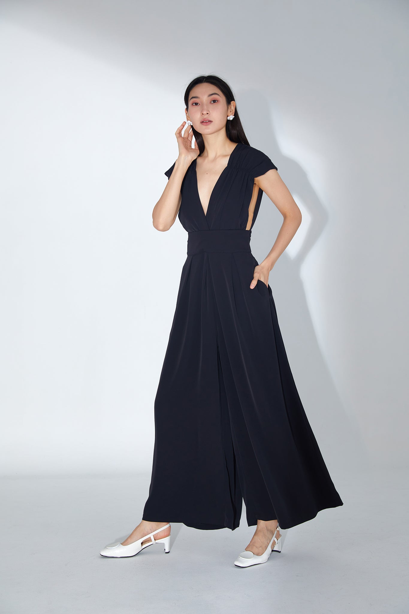 Joanna Black Convertible Jumpsuit