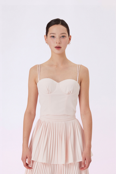 Freada Pink Bustier Top