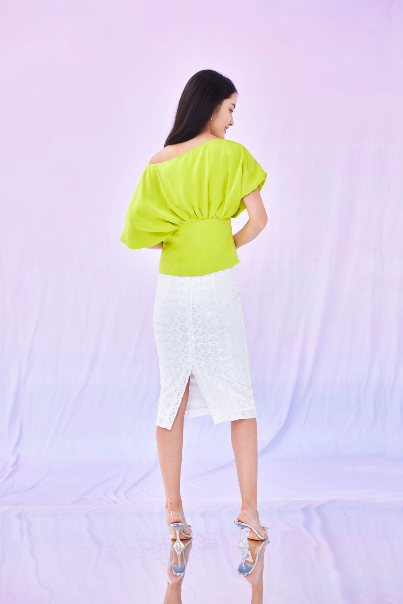 Gaile Lime Top