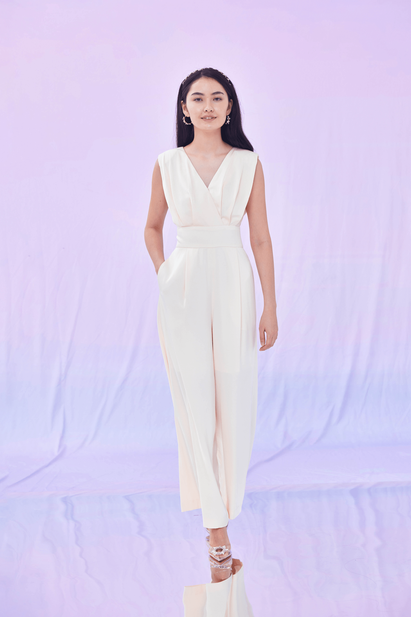 Gerda Beige Jumpsuit - Nimisski