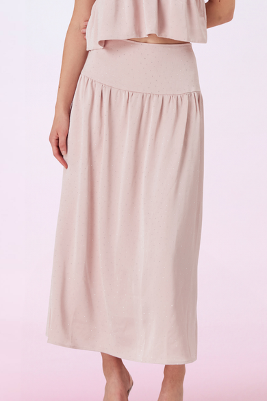 Gallya Pink Twinkle A-Line Skirt