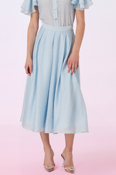 Garlande Blue Twinkle A-Line Skirt