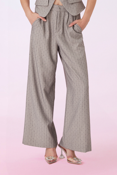 Chantarai Grey Wide Pants