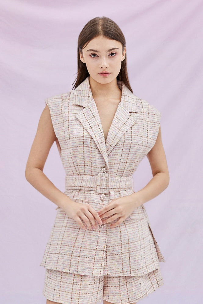 Francey Pink Tweed Jacket