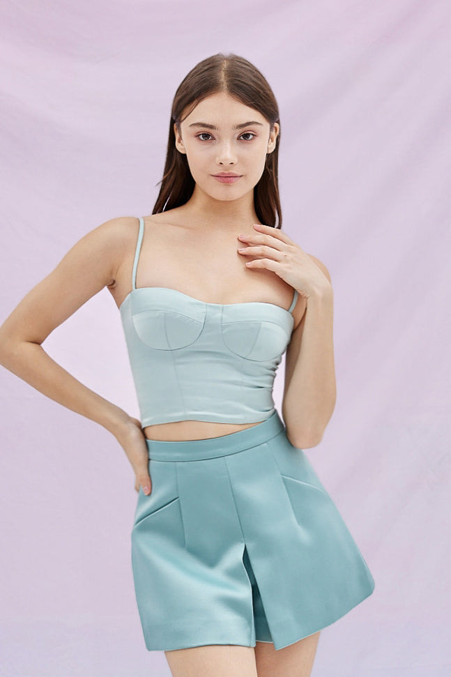 Felina Mint Bustier Top