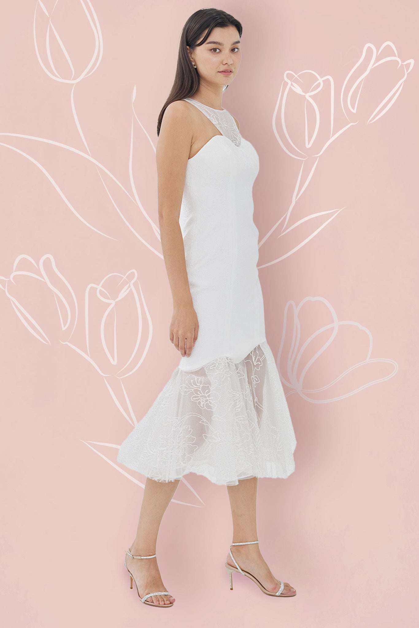 Colette White Dress - Nimisski