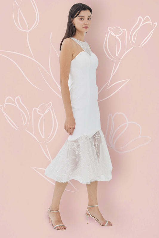 Colette White Dress - Nimisski