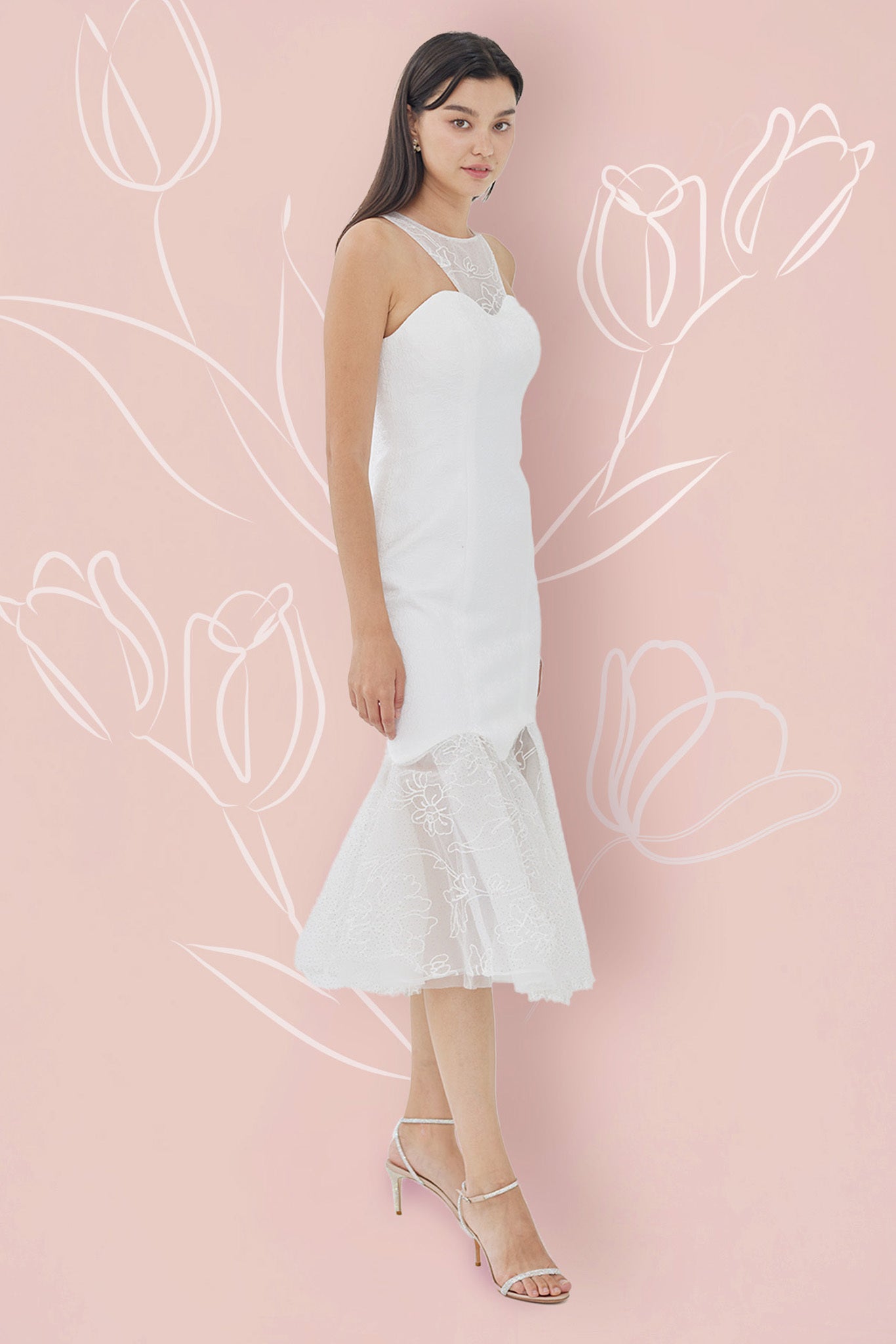 Colette White Dress - Nimisski