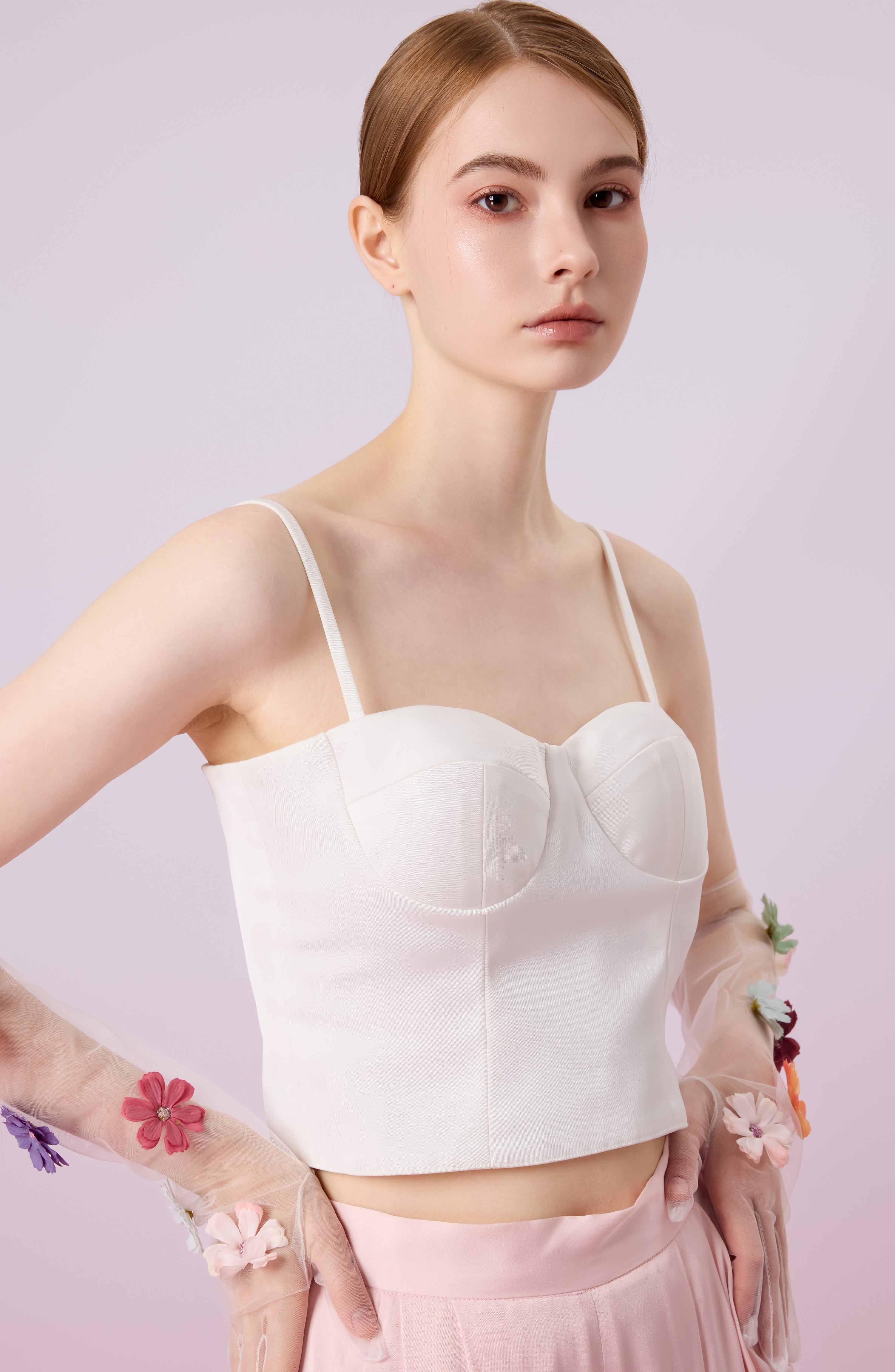Jennifer White Bustier Top