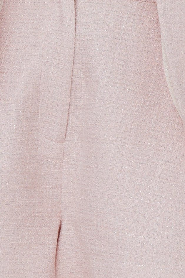 Floretta Pink Tweed Shorts - Nimisski