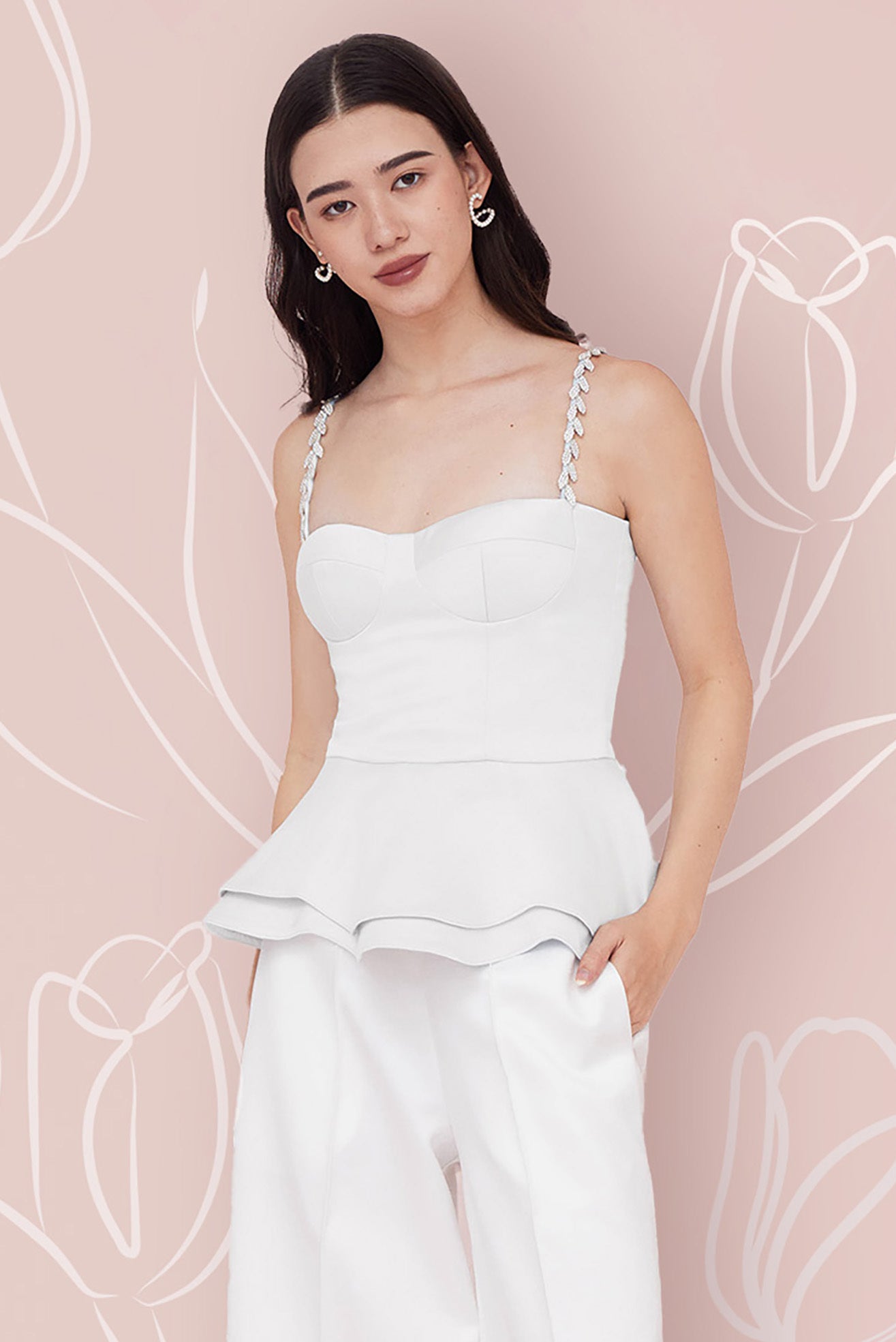 Frontine White Top - Nimisski