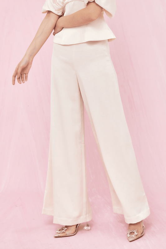 Georgett Beige Long Pants - Nimisski