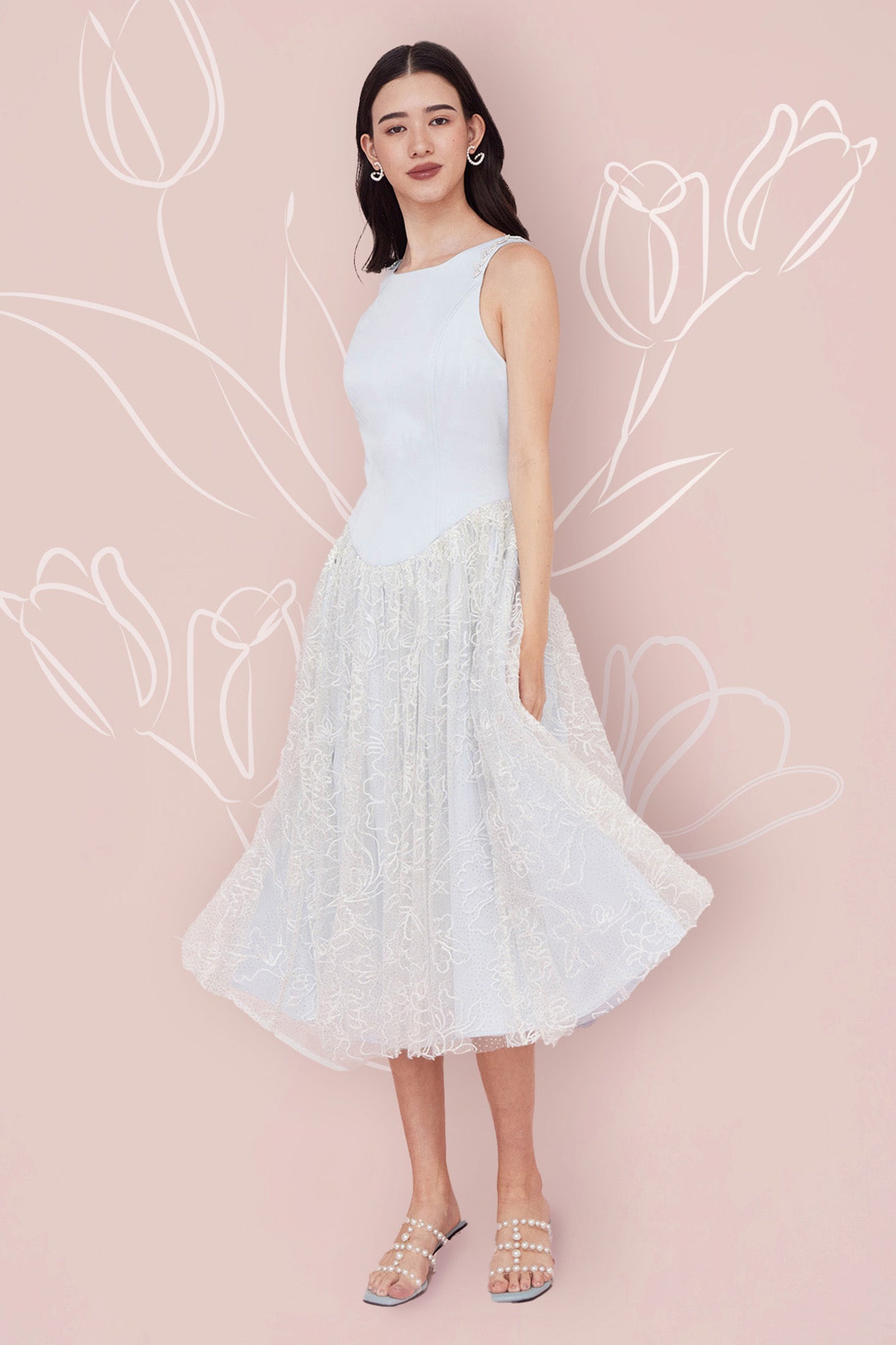 Giselle Blue Dress - Nimisski