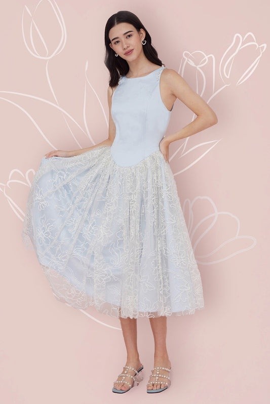 Giselle Blue Dress - Nimisski
