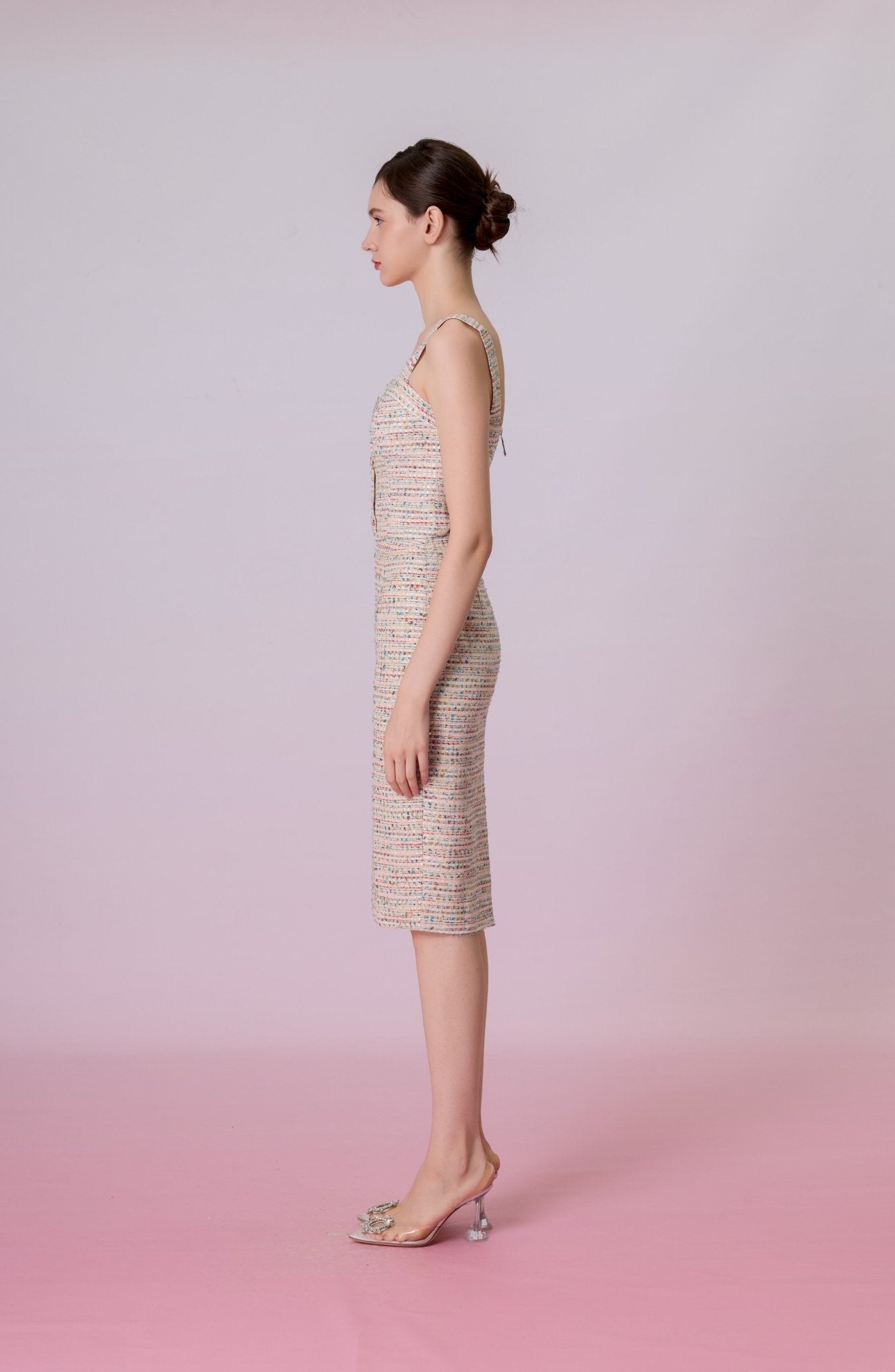 Glenice Rainbow Tweed Skirt - Nimisski