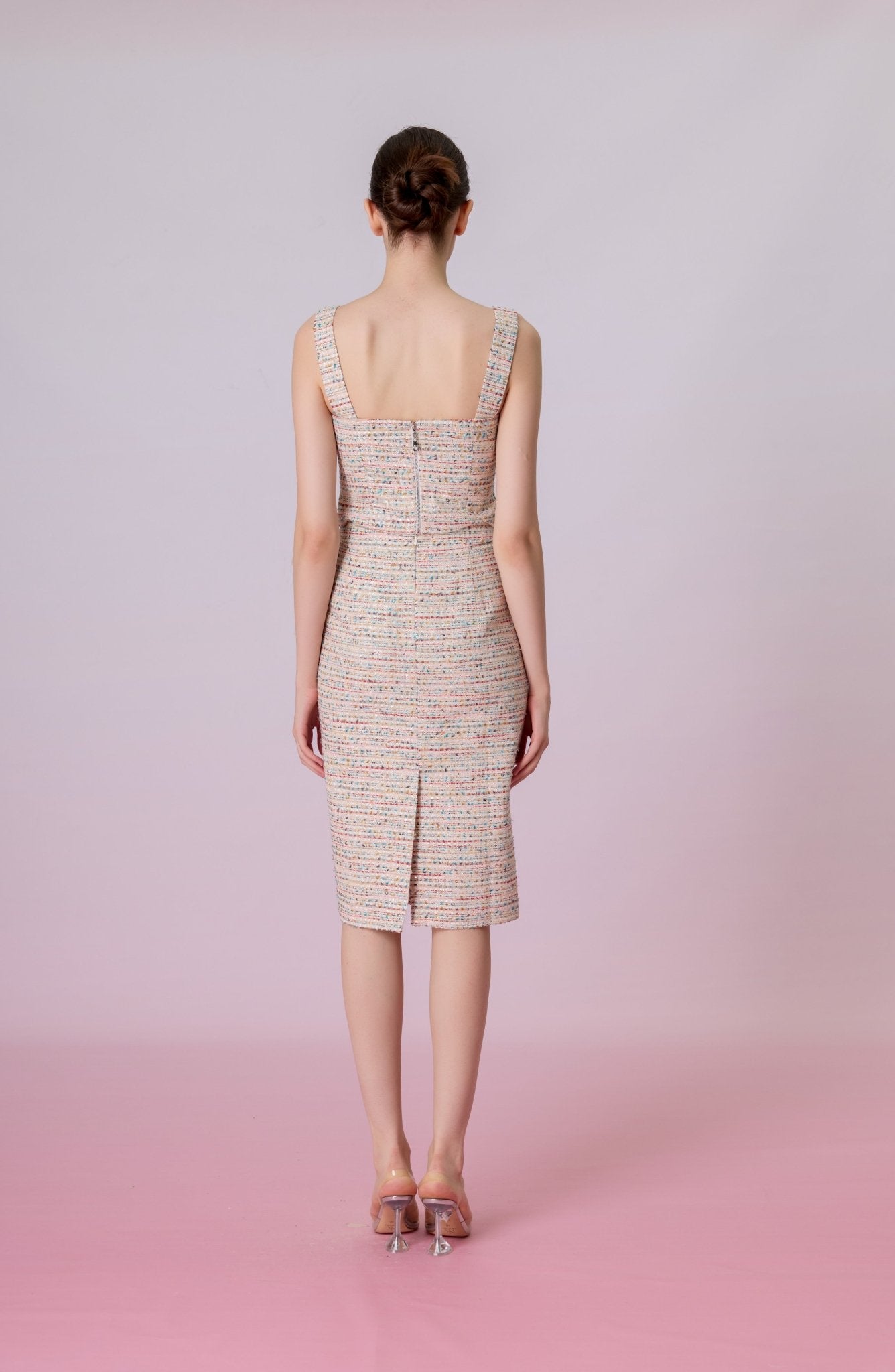 Glenice Rainbow Tweed Strap Top - Nimisski