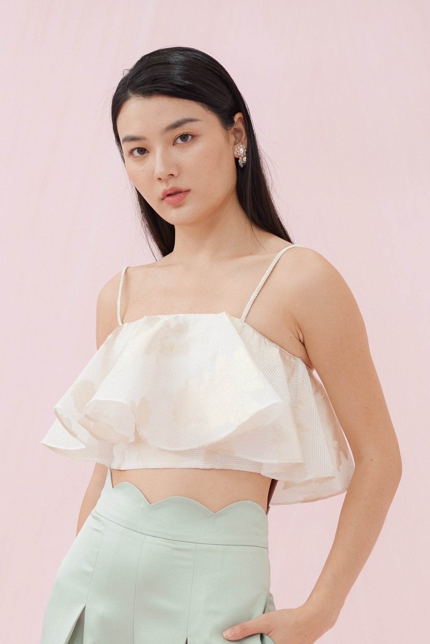 Mallory Cream Top - Nimisski