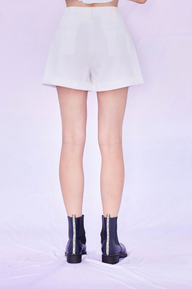 Deanna White Tweed Skirt