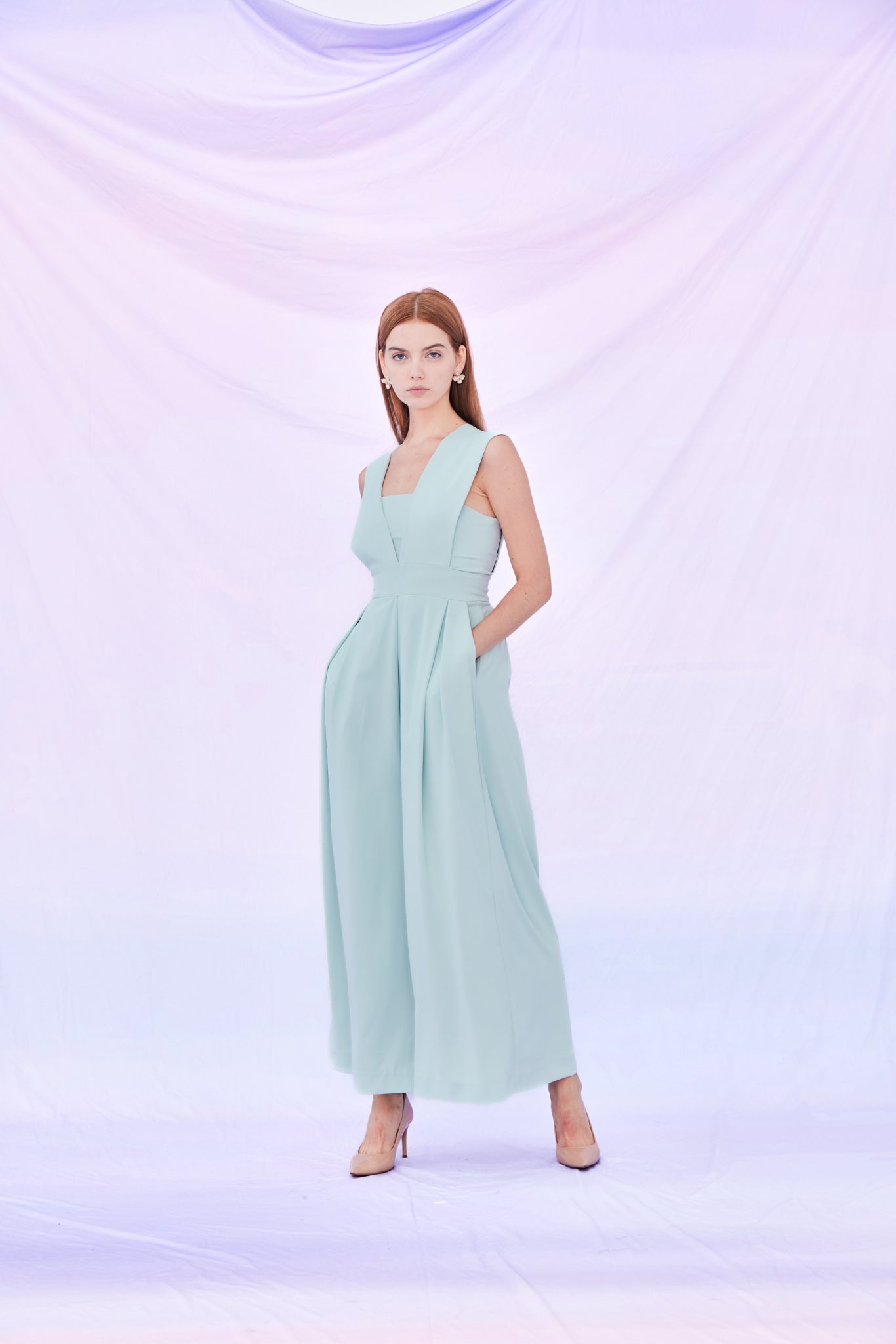 Ines V - neck Jumpsuit - Nimisski