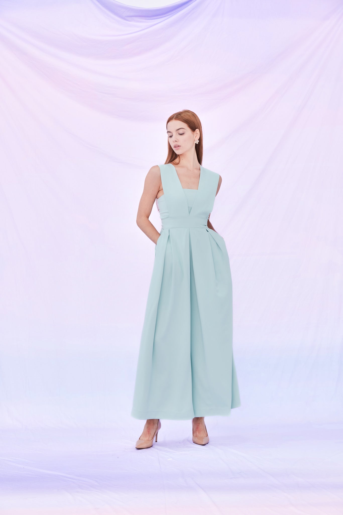 Ines V - neck Jumpsuit - Nimisski