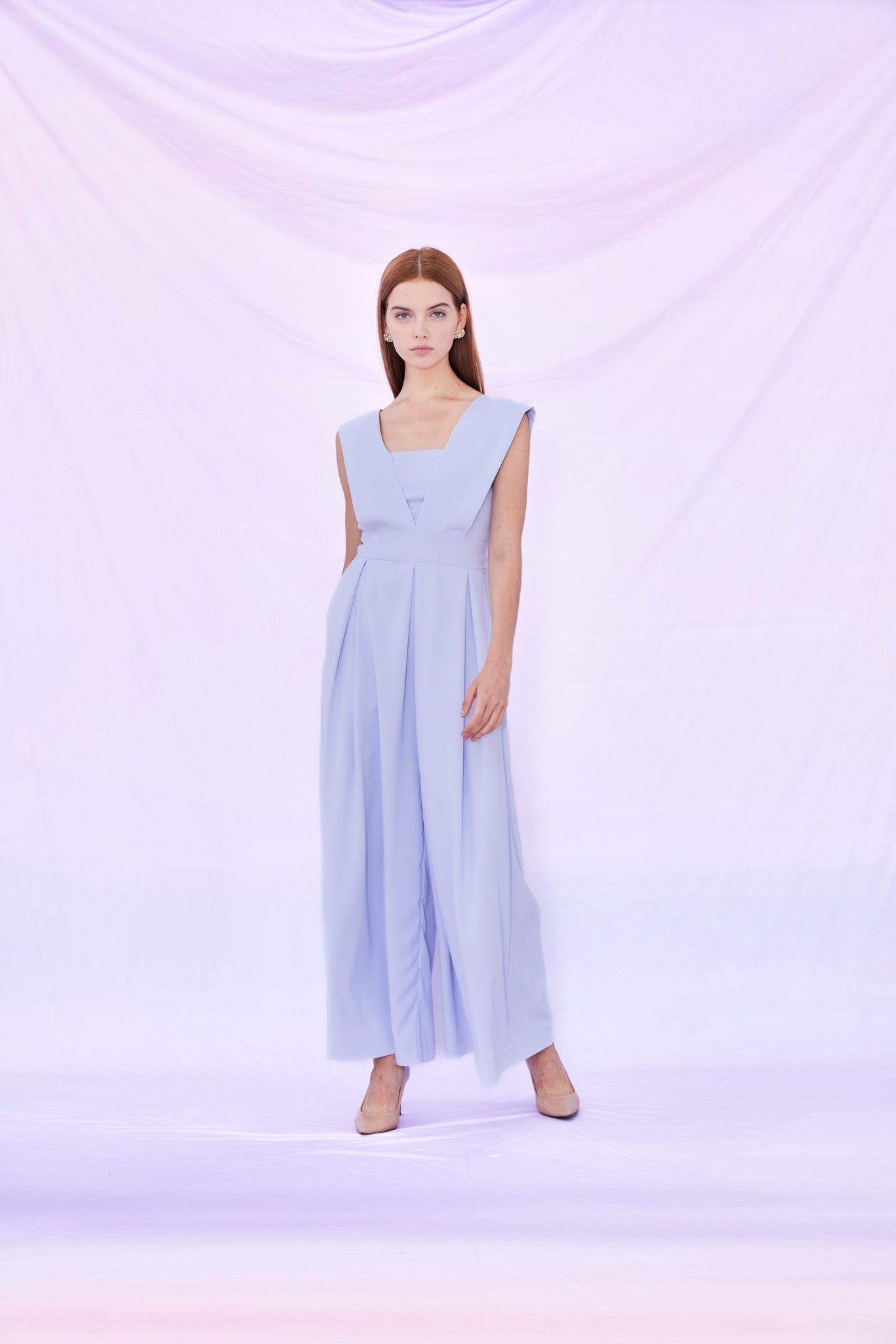 Ines V - neck Jumpsuit - Nimisski