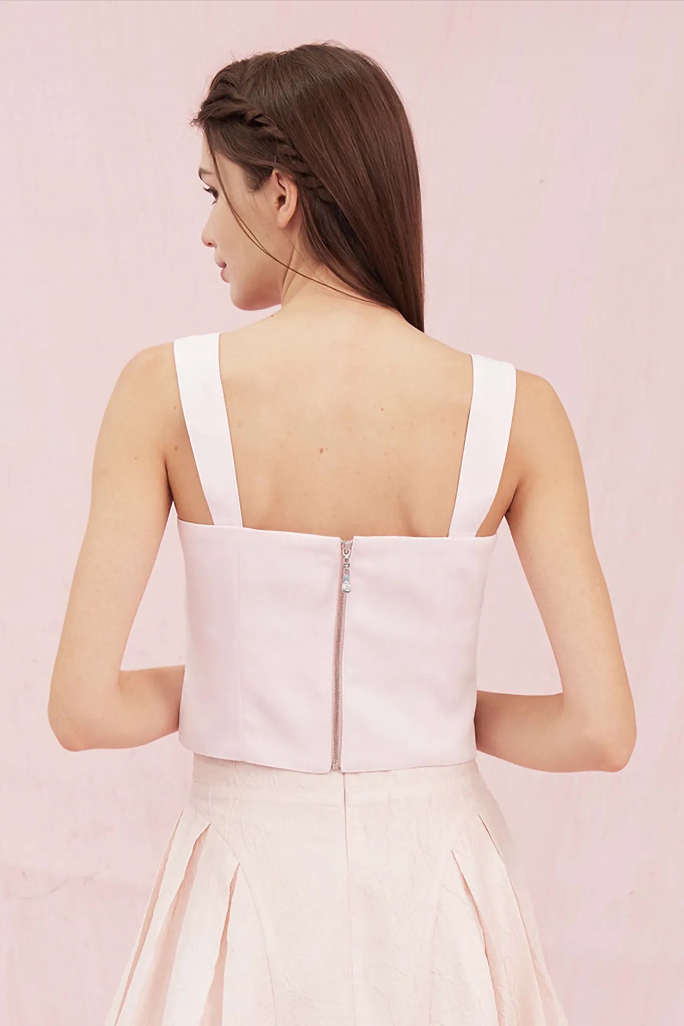 Alysson Pink Bustier Top - Nimisski