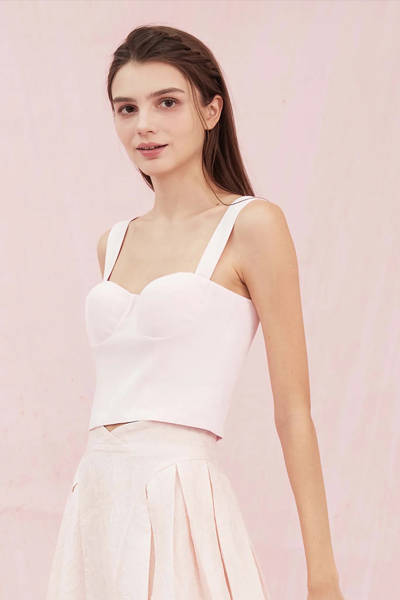 Alysson Pink Bustier Top - Nimisski