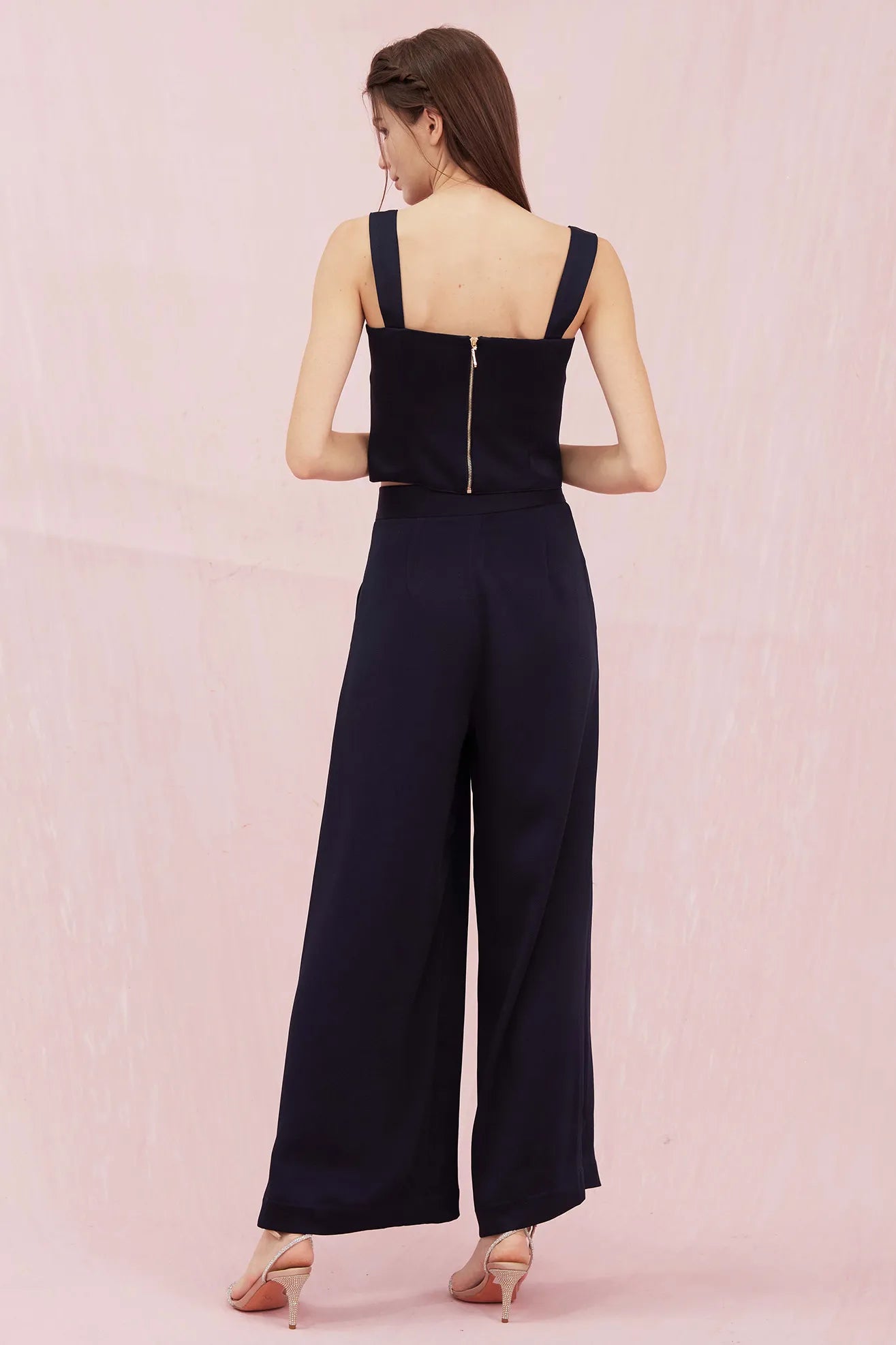 Alysson Navy Bustier Top - Nimisski