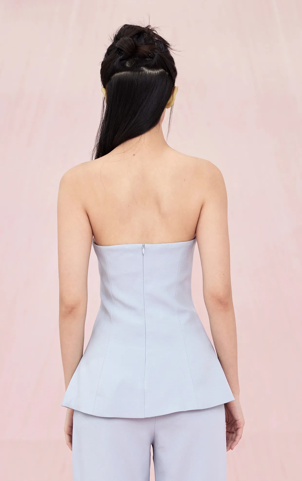 Argene Blue Bustier Top - Nimisski