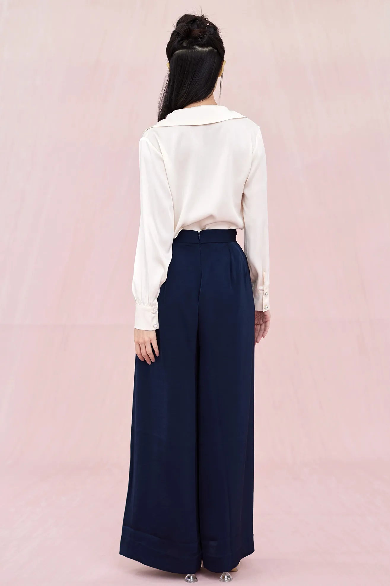 Belisse Cream Long Sleeve Top - Nimisski