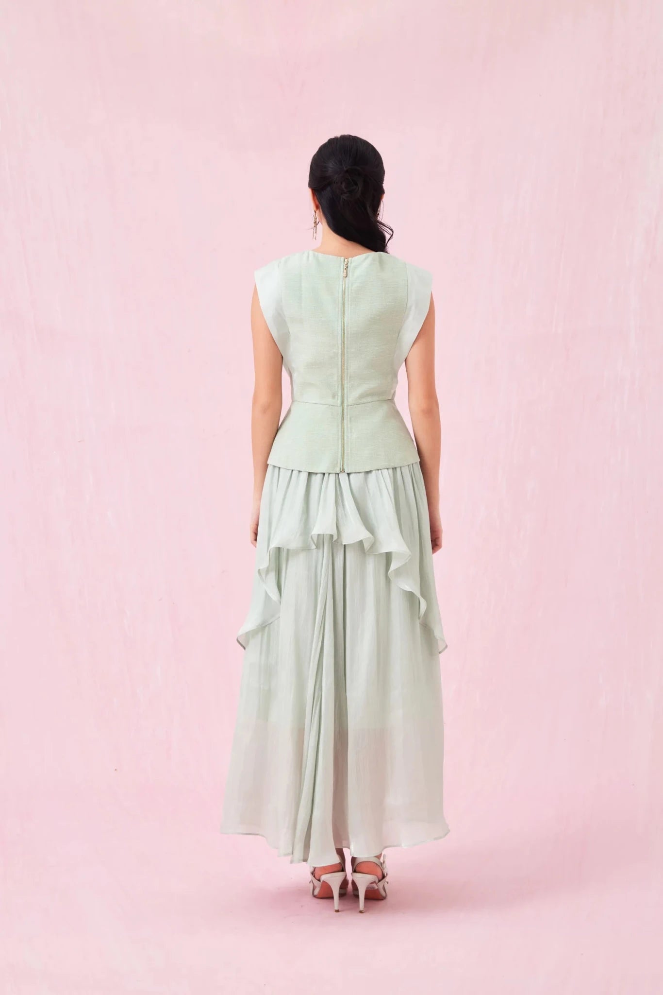 Annette Green Tweed Top - Nimisski