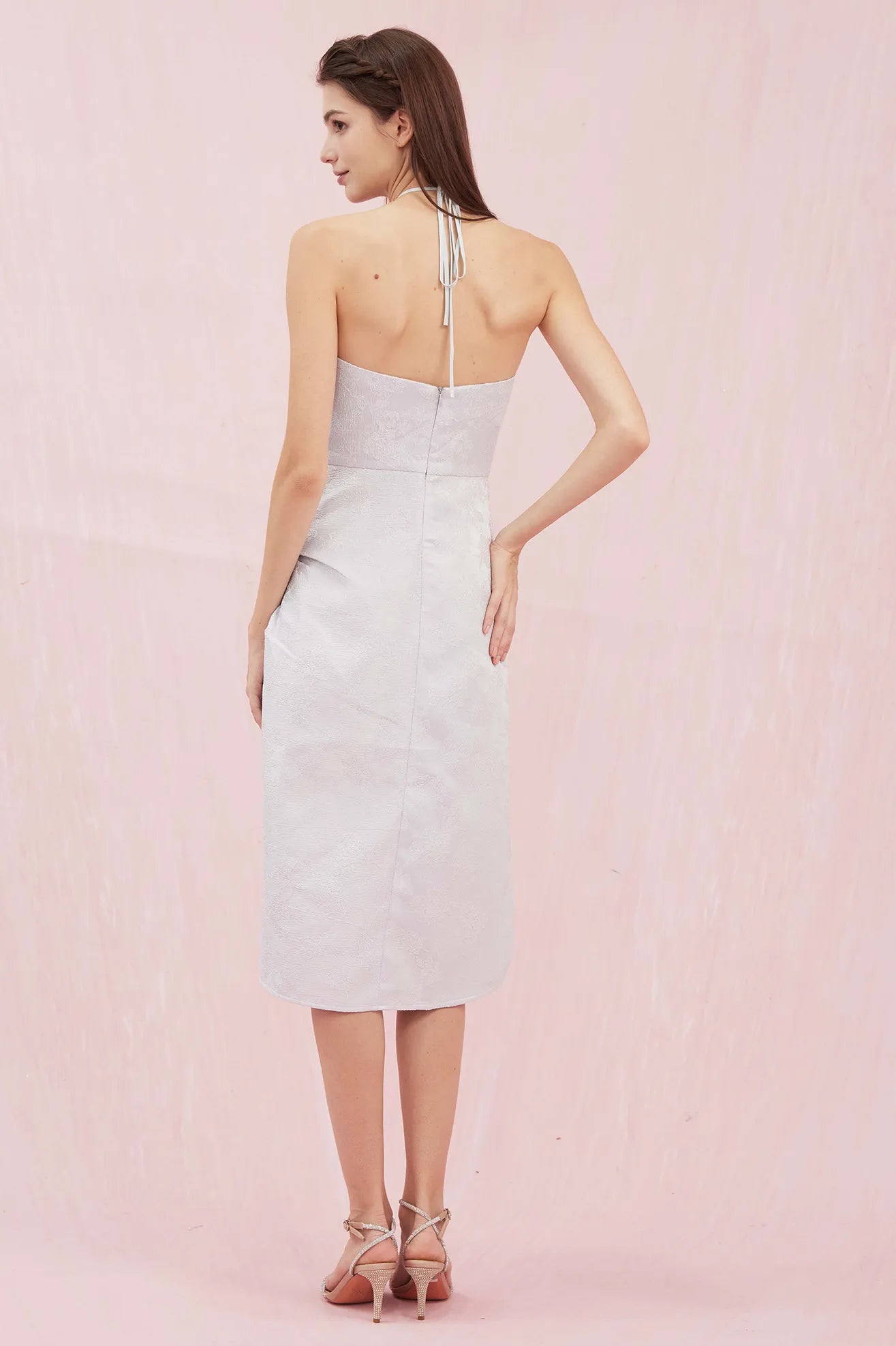 Bellette Blue Halter Neck Dress