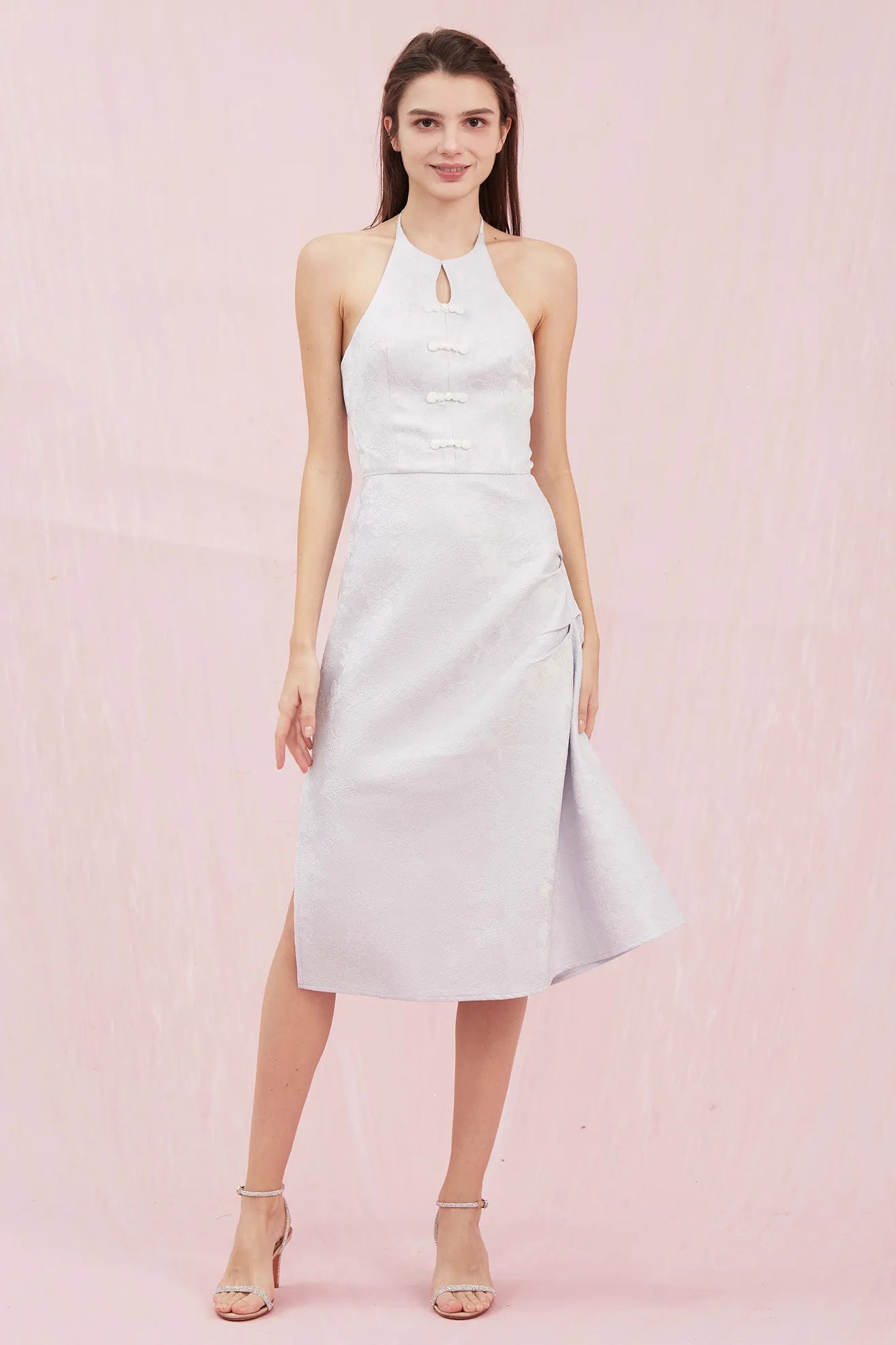 Bellette Blue Halter Neck Dress