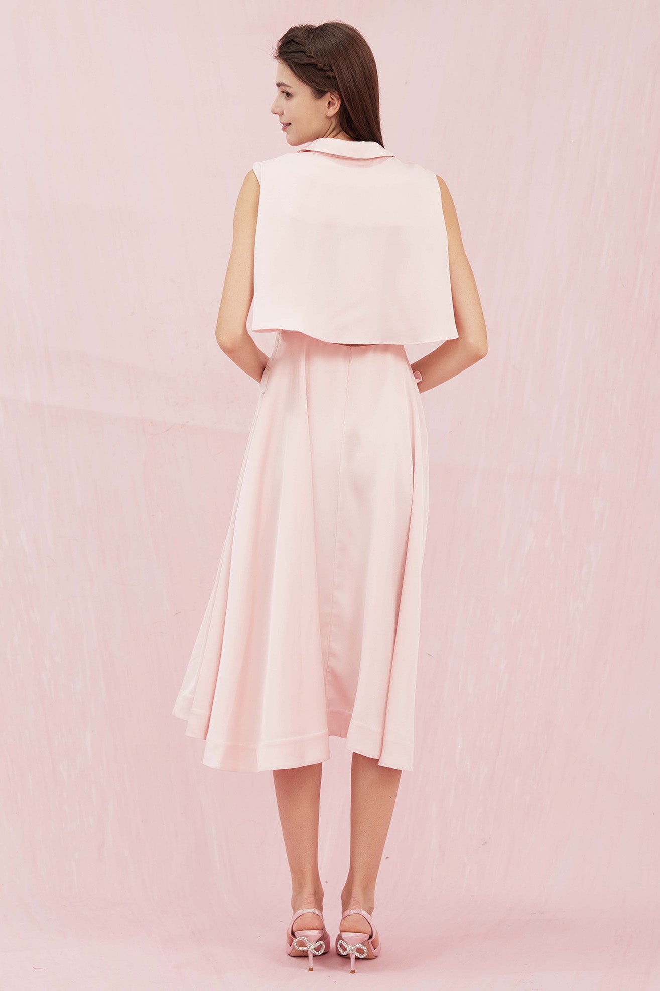 Gracianna Pink Long Dress