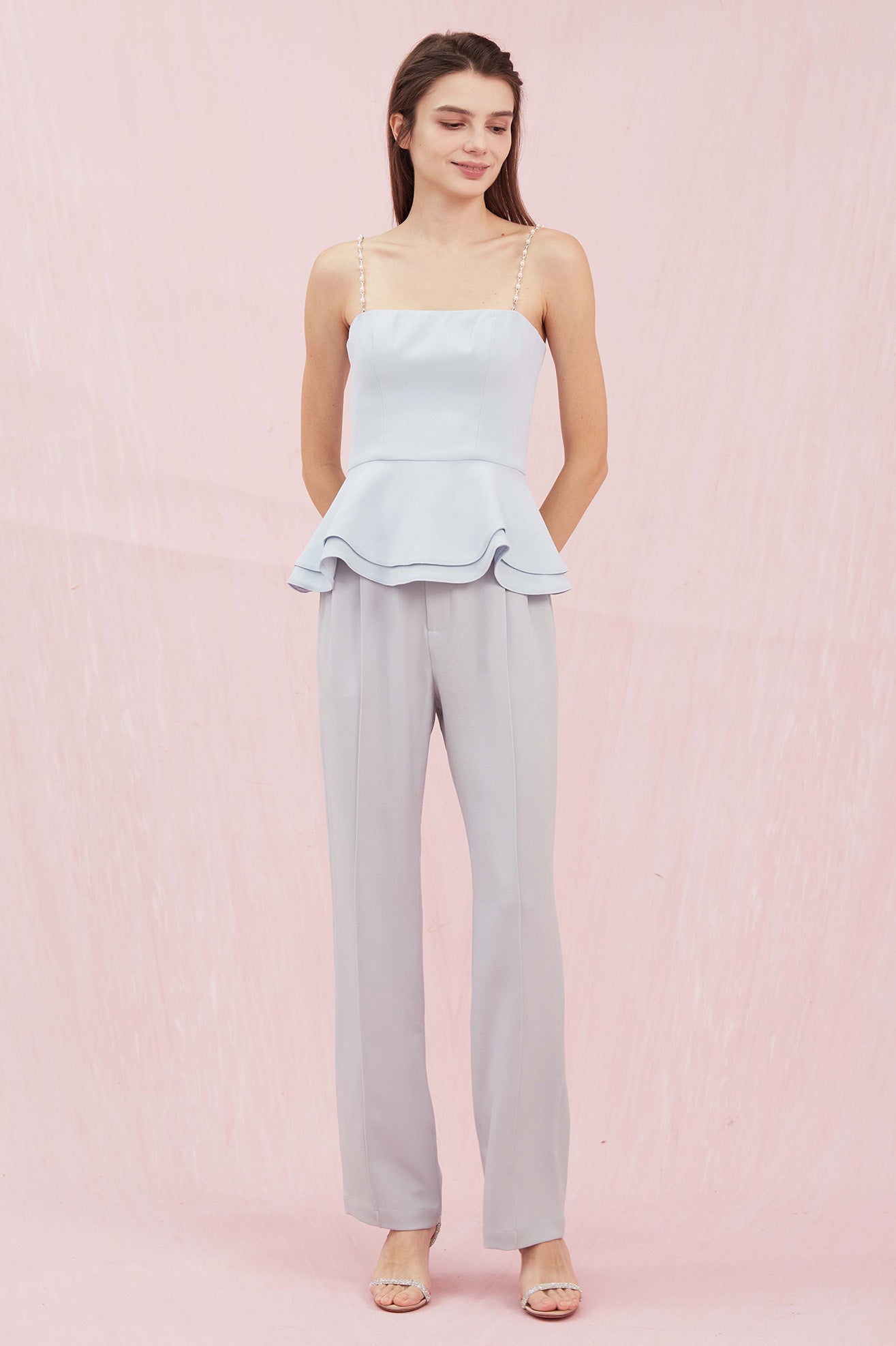 Genny Mint Blue Top - Nimisski