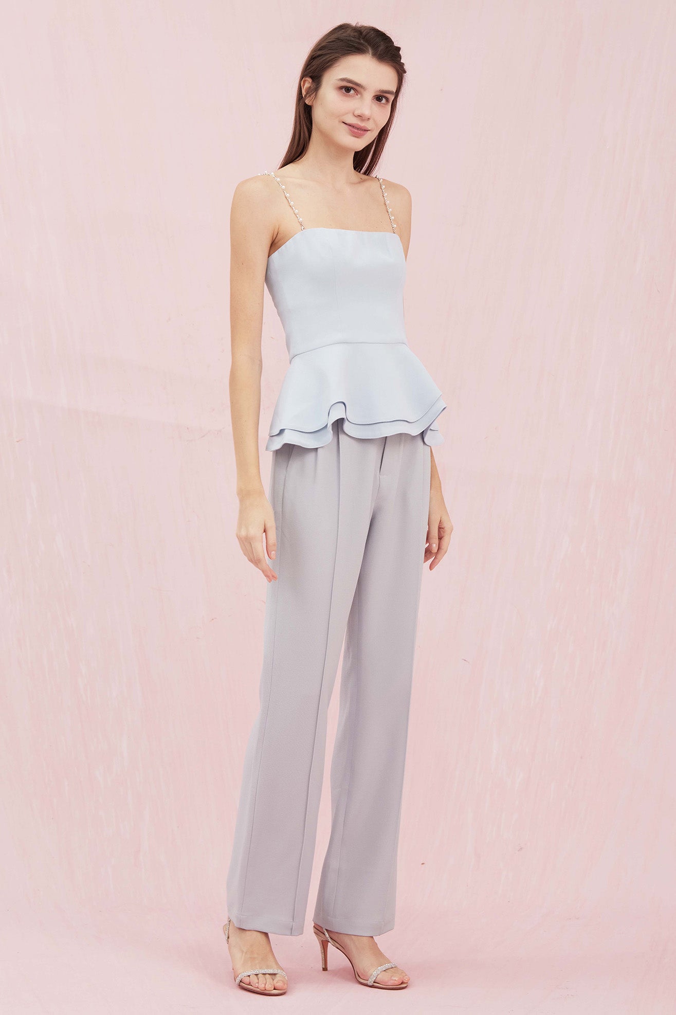 Genny Mint Blue Top - Nimisski