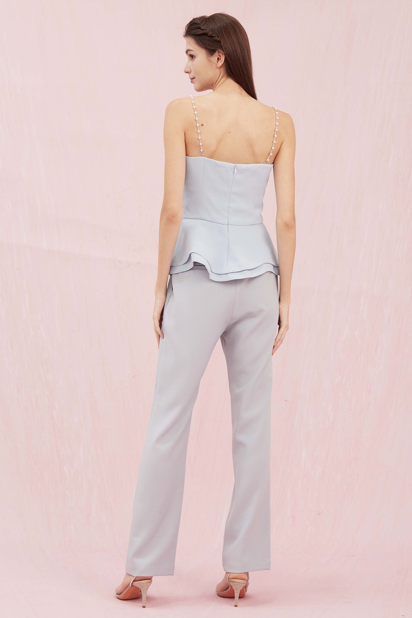 Genny Mint Blue Top - Nimisski