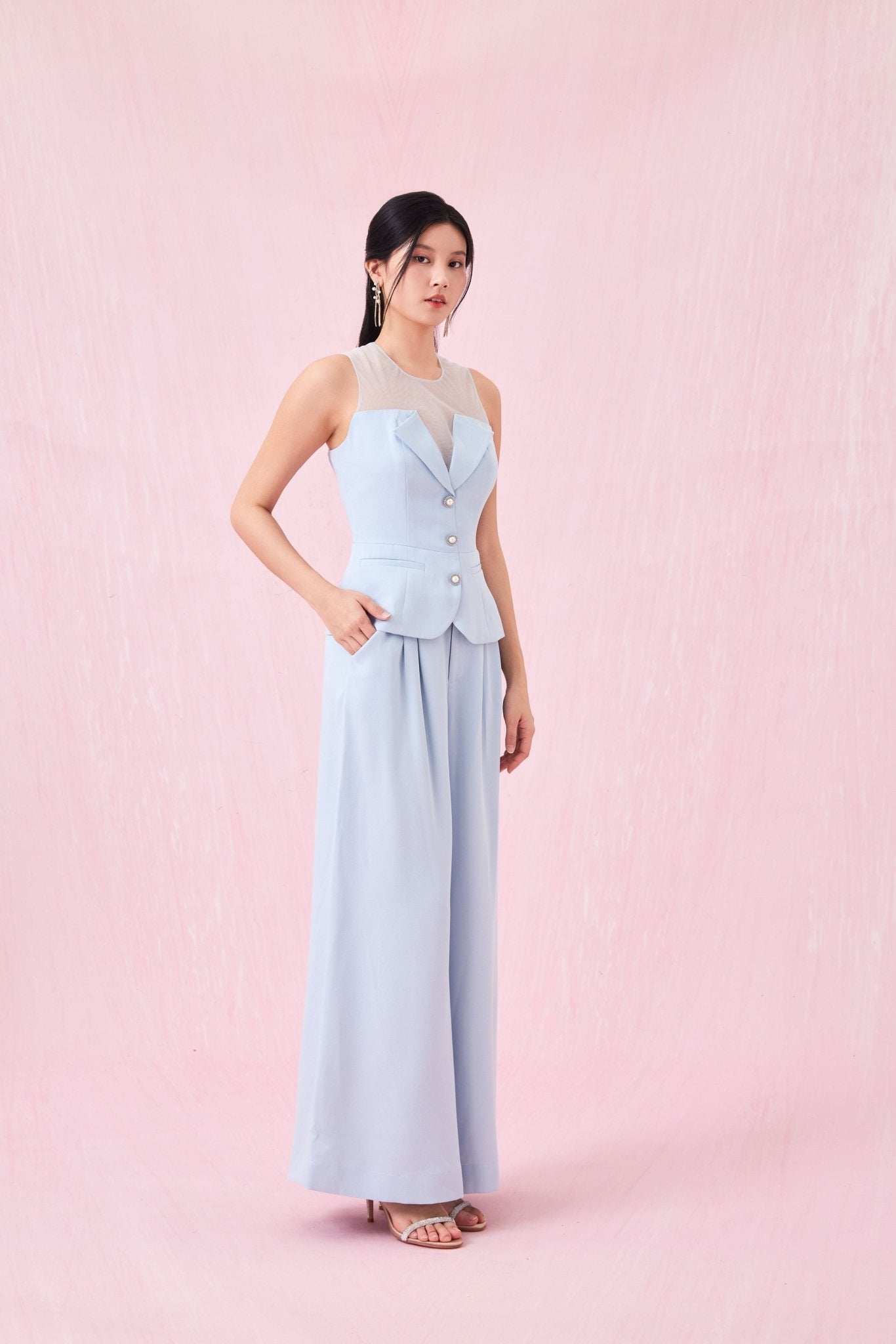 Adalicia Blue Pants - Nimisski