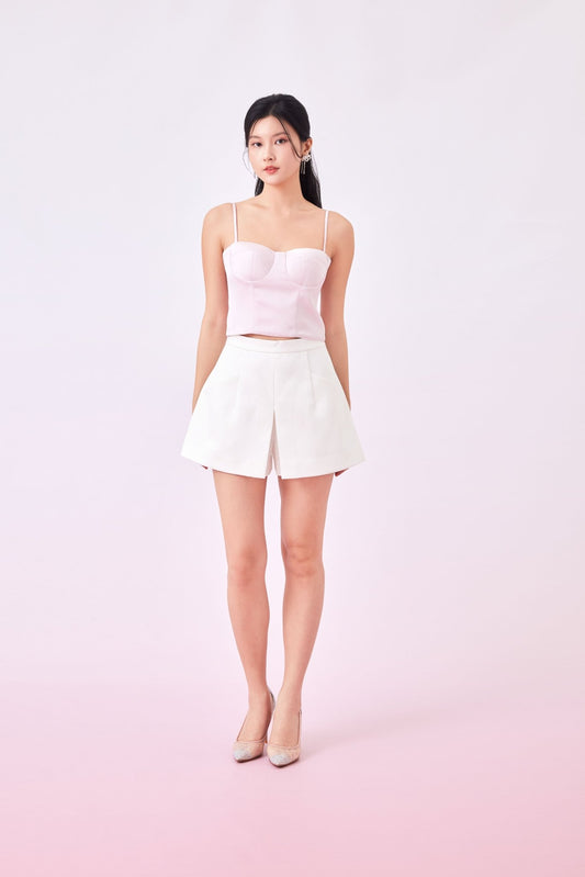 Jennifer Light Pink Bustier Top - Nimisski