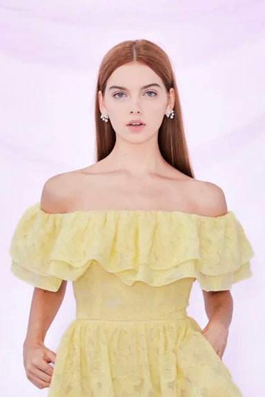 Fidella Yellow Flower Top