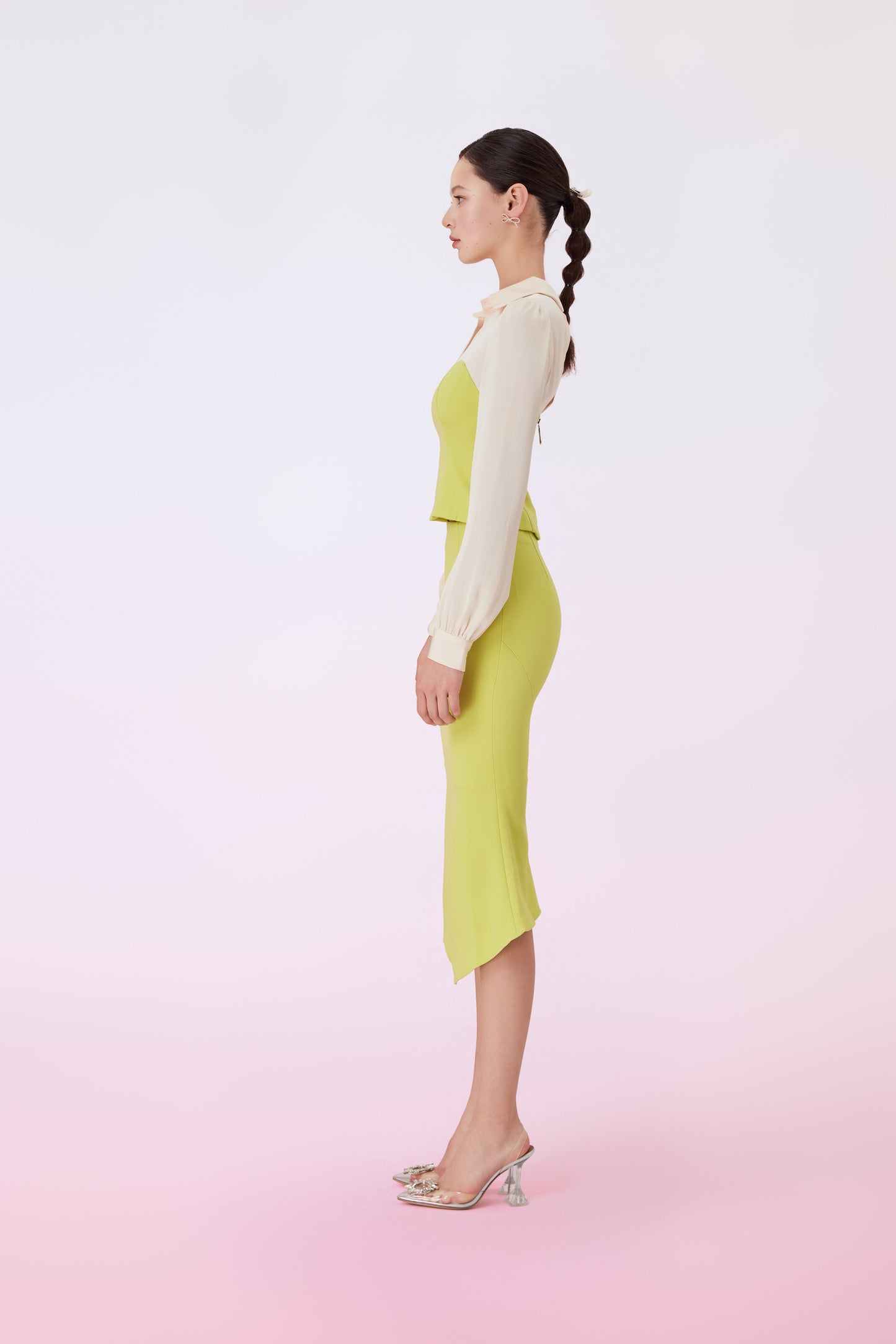 Geralynn Lime Skirt