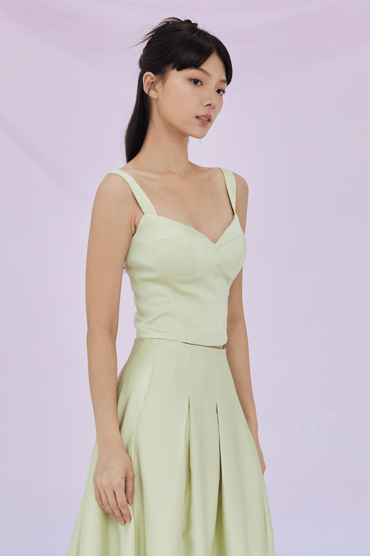 Giovana Green Padded Top - Nimisski