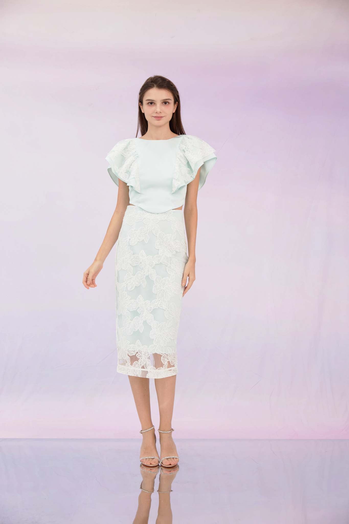 nimisski mint pencil skirt