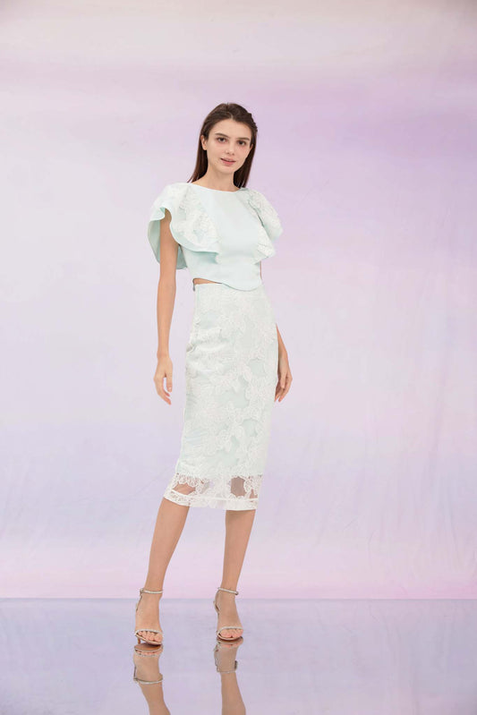nimisski mint pencil skirt