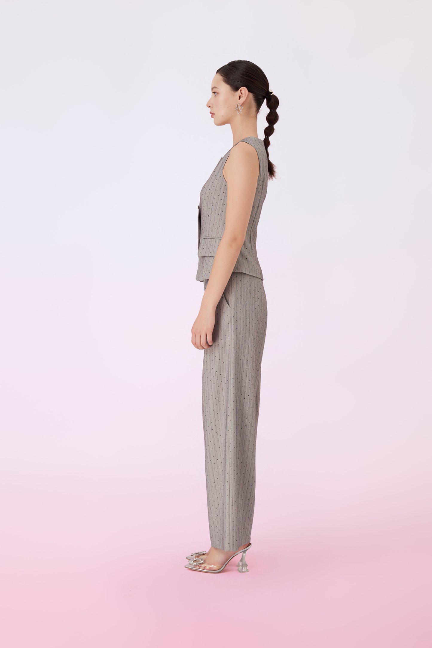 Chantarai Grey Wide Pants